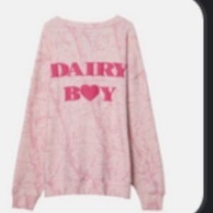Dairy Boy Pink Camo Crew